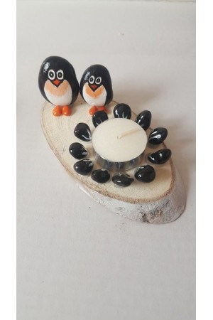 Mumluk Penguen Motifli