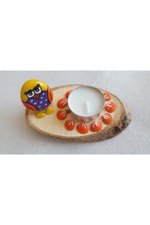 Mumluk Baykuş Motifli 