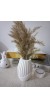 BEYAZ ISKANDİNAV PAMPAS VAZOSU
