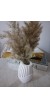 BEYAZ ISKANDİNAV PAMPAS VAZOSU