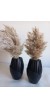 2 Lİ SİYAH ISKANDİNAV PAMPAS VAZO
