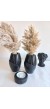 2 Lİ SİYAH ISKANDİNAV PAMPAS VAZO