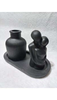 İSKANDİNAV BİBLO VAZO SET SİYAH İSKANDİNAV BİBLO VAZO SET SİYAH