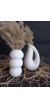 SÜRAHİ BALON VAZO SET BEYAZ
