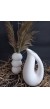 SÜRAHİ BALON VAZO SET BEYAZ