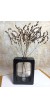 Kuru Çiçeklik Vazo Siyah ( Dikdörtgen Model ) Cam Tüplü Dekoratif Vazo Kuru Çiçeklik Vazo Siyah ( Dikdörtgen Model ) Cam Tüplü Dekoratif Vazo
