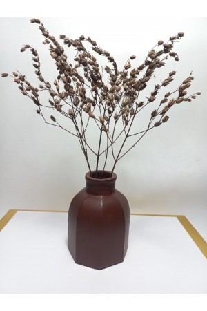 Dekoratif Minimal Vazo, Ev ve Ofis Hediyelik Aksesuar, Çiçeklik Chocolate Kahve