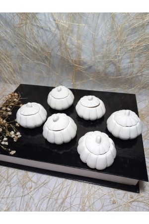 Mini Balkabağı 6'lı Boyanabilir Ham Dekoratif Obje 