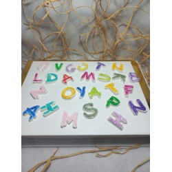 Küçük Boy Boyanabilir Alçı Harfler, (Çocuklara Özel Boyama ) Minumum 10 Adet