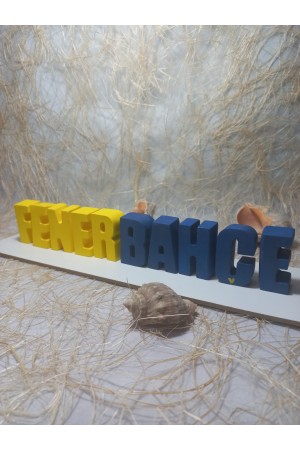 FENERBAHÇE Fanatik Taraftarına Özel Dekoratif Ev&Ofis Hediyelik Takım İsmi