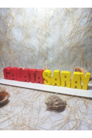 GALATASARAY Fanatik Taraftarına Özel Dekoratif Ev&Ofis Hediyelik Takım İsmi
