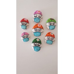 Magnet Maskeli Yüzler Beşli