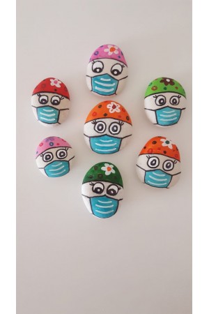 Magnet Maskeli Yüzler Beşli