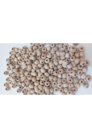 AHŞAP DOĞAL BONCUK 50 GR. 