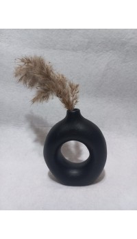HALKA VAZO SİYAH HALKA VAZO SİYAH