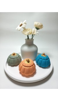 Tabaklı 3'lü Mini Balkabağı Vazo Dekoratif Set Random Tabaklı 3'lü Mini Balkabağı Vazo Dekoratif Set Random