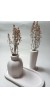 Tabaklı Dekoratif İkili Vazo Set Beyaz Tabaklı Dekoratif İkili Vazo Set Beyaz