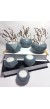 6 Parça Gri Renk Ev ve Ofis Aksesuarı Sukulent/Kaktüs Saksı, Mumluk Set Dekoratif Obje 6 Parça Gri Renk Ev ve Ofis Aksesuarı Sukulent/Kaktüs Saksı, Mumluk Set Dekoratif Obje